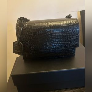 Sunset crocodile YSL crossbody